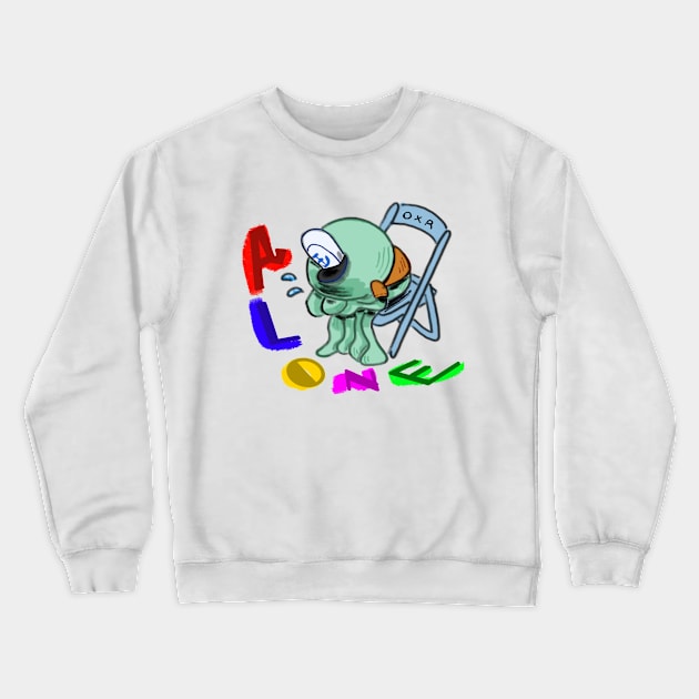 ALONEEEE Crewneck Sweatshirt by Okay o_Random_Shop